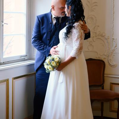 Hochzeitsfotografie Brautpaarshooting Fotostudio Knobloch09